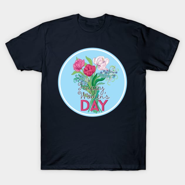 Happy women's day, 8th March T-Shirt by IngaDesign